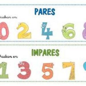 números pares e impares 