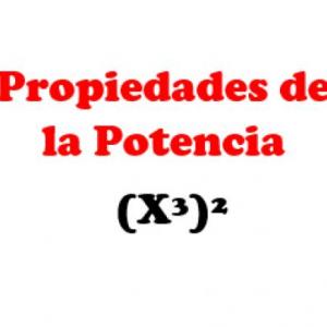 Propiedades de la potencia