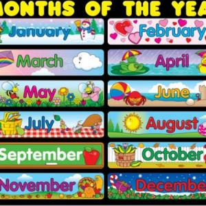 Months of the year