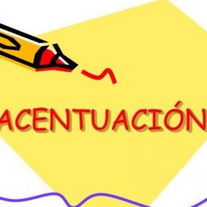 Acentuar y pensar