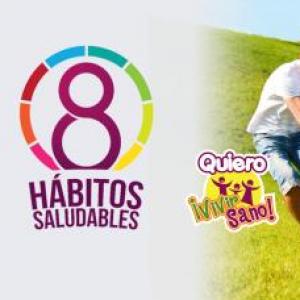 Imagen de portada del videojuego educativo: Repaso 8 hábitos saludables, de la temática Salud