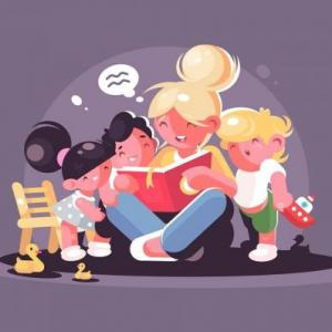 Imagen de portada del videojuego educativo: Cuentos infantiles , de la temática Literatura