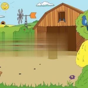 Imagen de portada del videojuego educativo: FARM ANIMALS, de la temática Idiomas