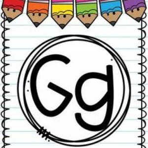 Duchazo letra G - g