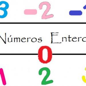 Operaciones básicas con números enteros