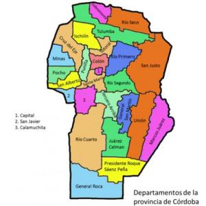 Imagen de portada del videojuego educativo: Departamentos de Córdoba, de la temática Geografía