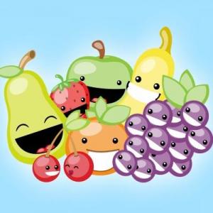 Imagen de portada del videojuego educativo: Conociendo más frutas, de la temática Alimentación