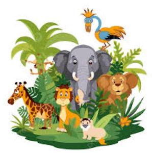 ENCUENTRA EL NOMBRE DE LOS ANIMALES DE LA SELVA