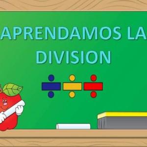 Operaciones Básicas de Matemáticas de la división.