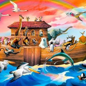 Imagen de portada del videojuego educativo: la vida de Noé , de la temática Religión