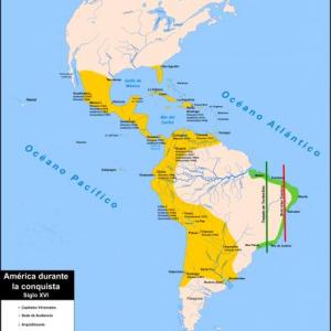 Imagen de portada del videojuego educativo: La conquista de América, de la temática Historia