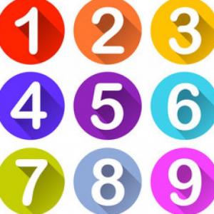 Tablas de multiplicar del 5 al 9