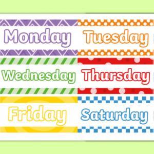 Days of the week