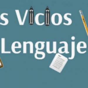 Imagen de portada del videojuego educativo: Ejemplos de vicios de lenguaje, de la temática Lengua