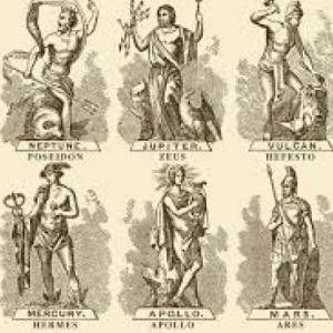 Los dioses del olimpo.