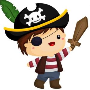 Imagen de portada del videojuego educativo: Piratas descubri a quien pertenece , de la temática Literatura