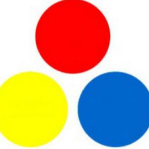 Imagen de portada del videojuego educativo: COLORES PRIMARIOS, de la temática Artes