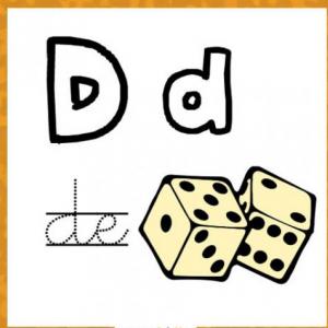 Autodictado #7 LETRA "D, d".