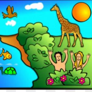Imagen de portada del videojuego educativo: LA CREACIÓN, de la temática Religión