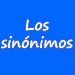 SINÓNIMOS