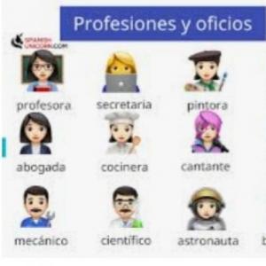 Oficios y profesiones
