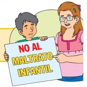 la  oca  "Maltrato Infantil".