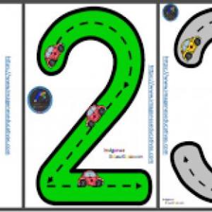 Disfruta el videojuego con los Números  del 1 al 3.