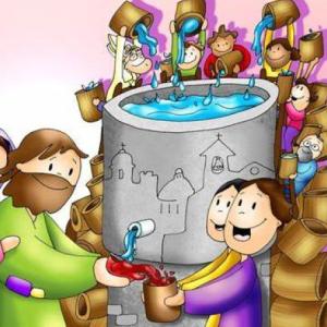 Imagen de portada del videojuego educativo: MILAGRO BODA CANÁ, de la temática Religión