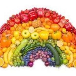 Imagen de portada del videojuego educativo: Las frutas coloridas :3, de la temática Salud