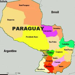 DEPARTAMENTOS DEL PARAGUAY