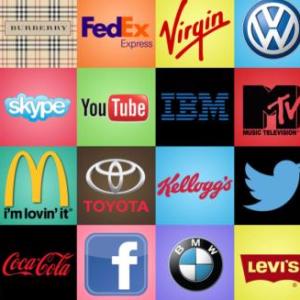 Imagen de portada del videojuego educativo: Logos empresariales, de la temática Marcas