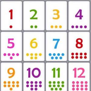 Imagen de portada del videojuego educativo: BUSCA EL NUMERO QUE COINCIDA CON LA IMAGEN, de la temática Matemáticas