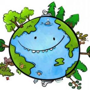 Imagen de portada del videojuego educativo: Ayudemos al ambiente, de la temática Medio ambiente