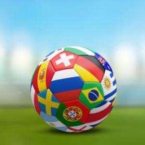 Imagen de portada del videojuego educativo: Fútbol por el mundo, de la temática Deportes