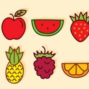 Juego de Memoria de frutas,verduras