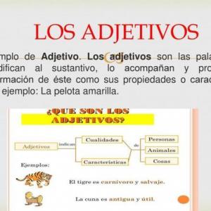 Sofia Bonilla Los grados del Adjetivo
