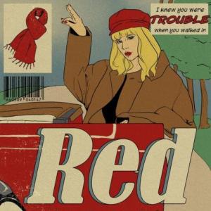 Imagen de portada del videojuego educativo: Hanging RED (Taylor's Version), de la temática Cultura general