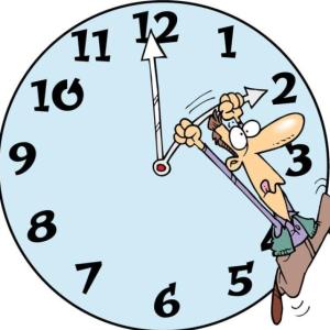 Horas en el reloj