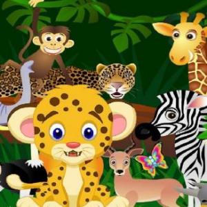 Imagen de portada del videojuego educativo: Animales salvajes , de la temática Medio ambiente