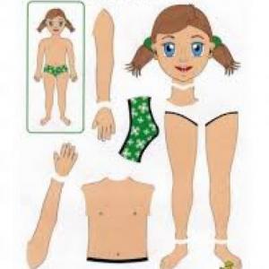 Partes del cuerpo en pictograma I