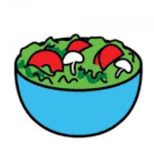 Preparo una ensalada de lechuga y tomate II