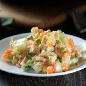 Preparo una ensalada de verduras IV