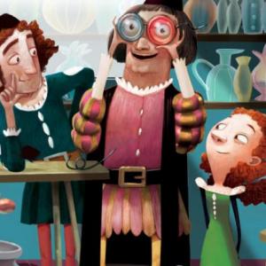 Imagen de portada del videojuego educativo: Story of Clara's invention, de la temática Idiomas