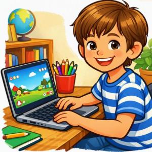 Portada del juego Conocemos Microsoft Word y su entorno – Informática