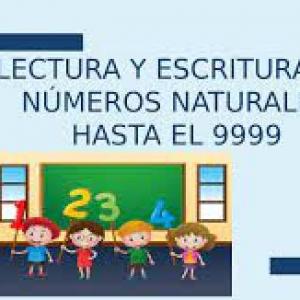 Escritura de números 