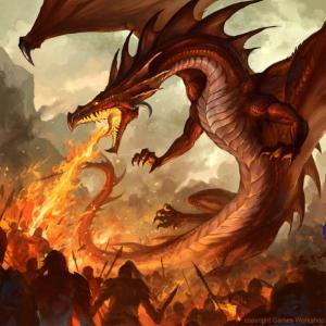 Imagen de portada del videojuego educativo: El mágico mundo de los dragones, de la temática Literatura