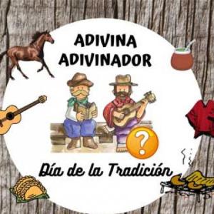Imagen de portada del videojuego educativo: Adivinanzas sobre el Día de la Tradición Argentina., de la temática Historia