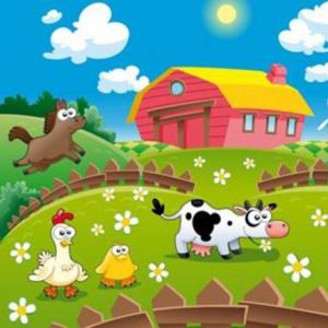 Imagen de portada del videojuego educativo: Animales de granja , de la temática Hobbies