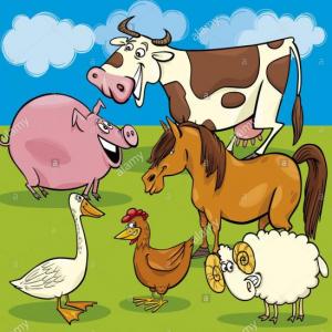 Imagen de portada del videojuego educativo: los animales de la granja, de la temática Ciencias