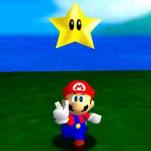 Imagen de portada del videojuego educativo: Concéntrese Super Mario 64, de la temática Tecnología
